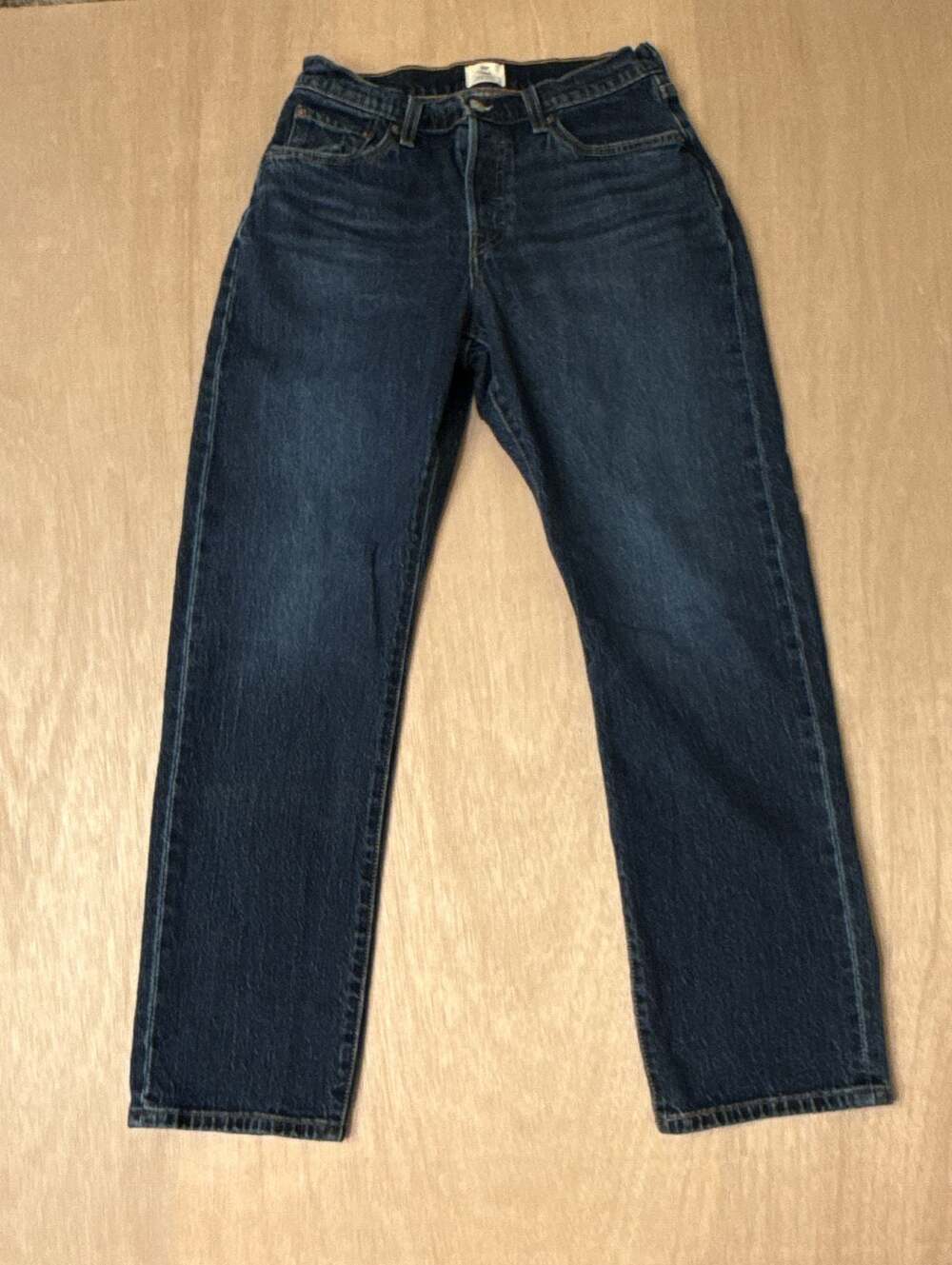 Levi's 501 Curve Dark Wash Straight Leg Jeans